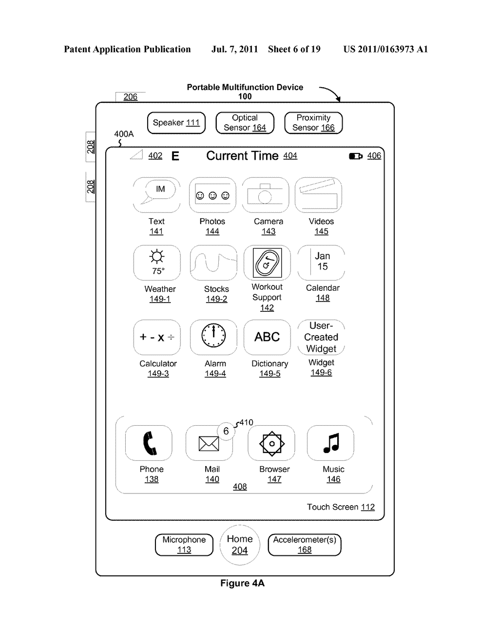 Device, Method, and Graphical User Interface for Accessing Alternative     Keys - diagram, schematic, and image 07