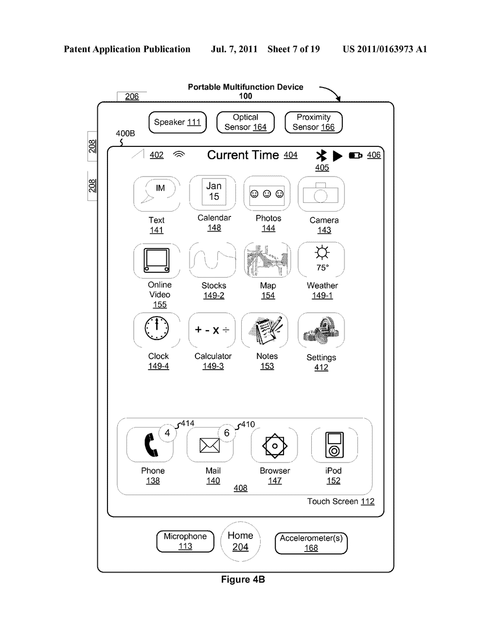 Device, Method, and Graphical User Interface for Accessing Alternative     Keys - diagram, schematic, and image 08
