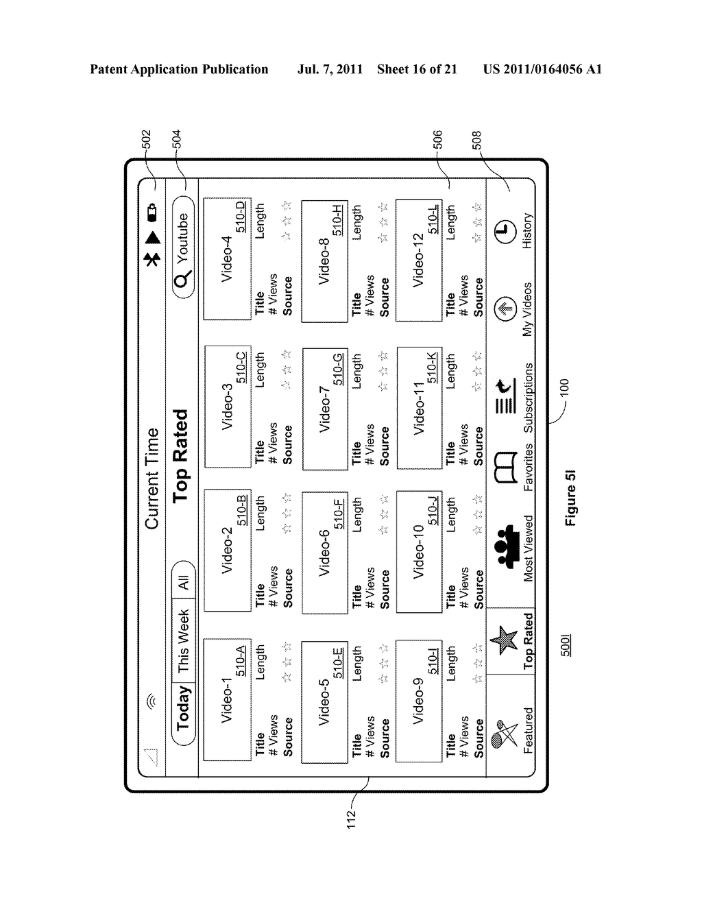 Device, Method, and Graphical User Interface with Grid Transformations     During Device Rotation - diagram, schematic, and image 17