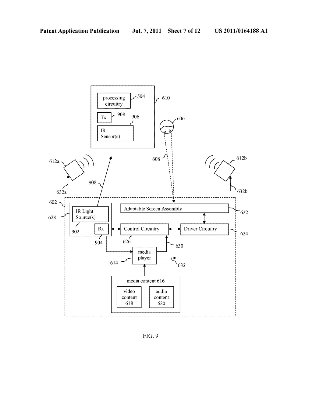 REMOTE CONTROL WITH INTEGRATED POSITION, VIEWER IDENTIFICATION AND OPTICAL     AND AUDIO TEST - diagram, schematic, and image 08