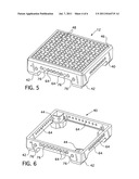 NUCLEAR FUEL ASSEMBLY DEBRIS FILTER BOTTOM NOZZLE diagram and image