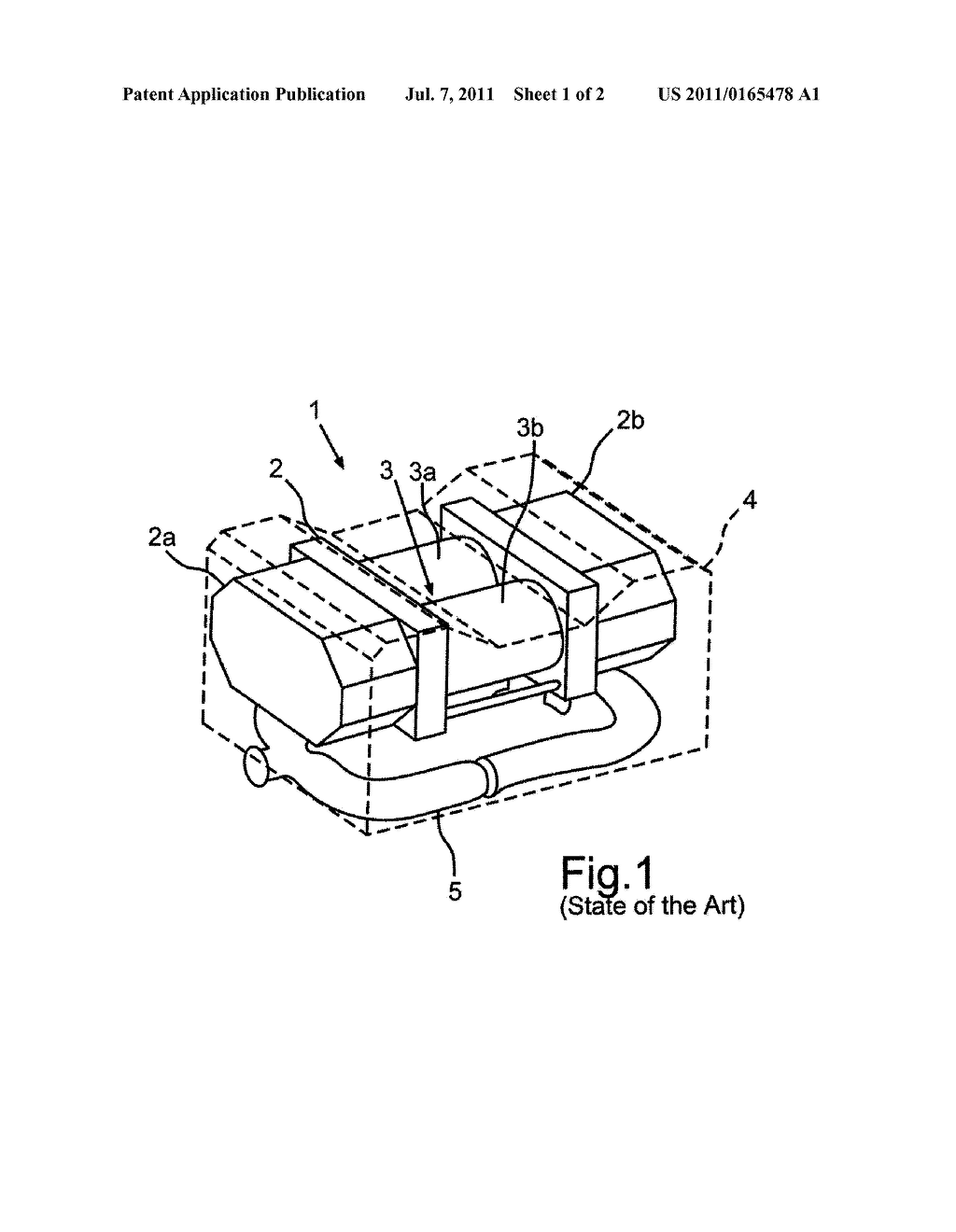 Humidifier Device for Humidifying a Fluid in a Fuel Cell System - diagram, schematic, and image 02