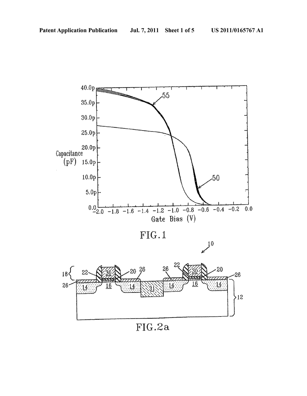 SELECTIVE IMPLEMENTATION OF BARRIER LAYERS TO ACHIEVE THRESHOLD VOLTAGE     CONTROL IN CMOS DEVICE FABRICATION WITH HIGH-k DIELECTRICS - diagram, schematic, and image 02