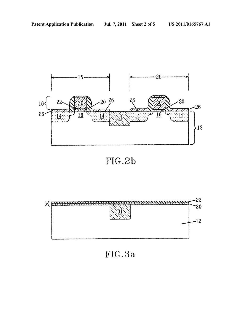 SELECTIVE IMPLEMENTATION OF BARRIER LAYERS TO ACHIEVE THRESHOLD VOLTAGE     CONTROL IN CMOS DEVICE FABRICATION WITH HIGH-k DIELECTRICS - diagram, schematic, and image 03