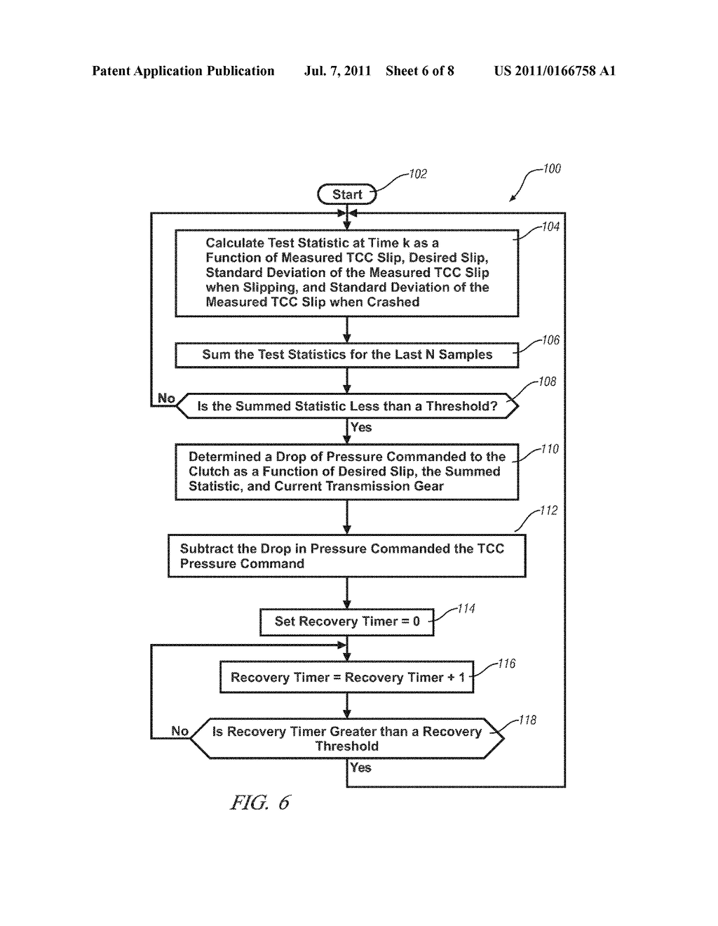 STOCHASTIC DETECTION OF TORQUE CONVERTER SLIP SPEED AND RELATED CONTROL - diagram, schematic, and image 07