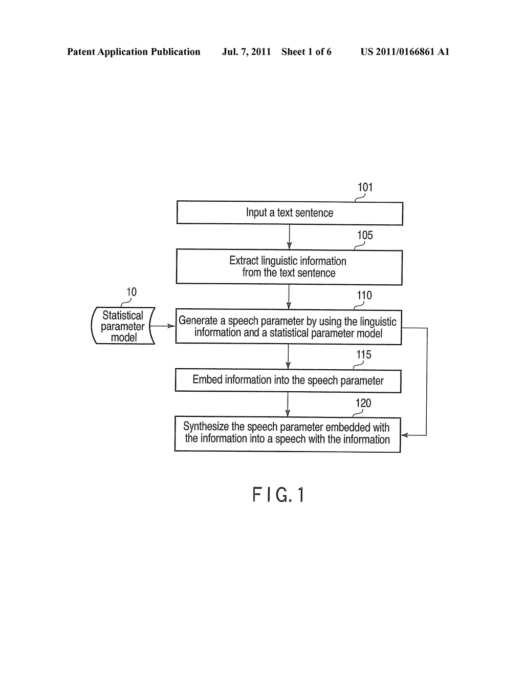 METHOD AND APPARATUS FOR SYNTHESIZING A SPEECH WITH INFORMATION - diagram, schematic, and image 02