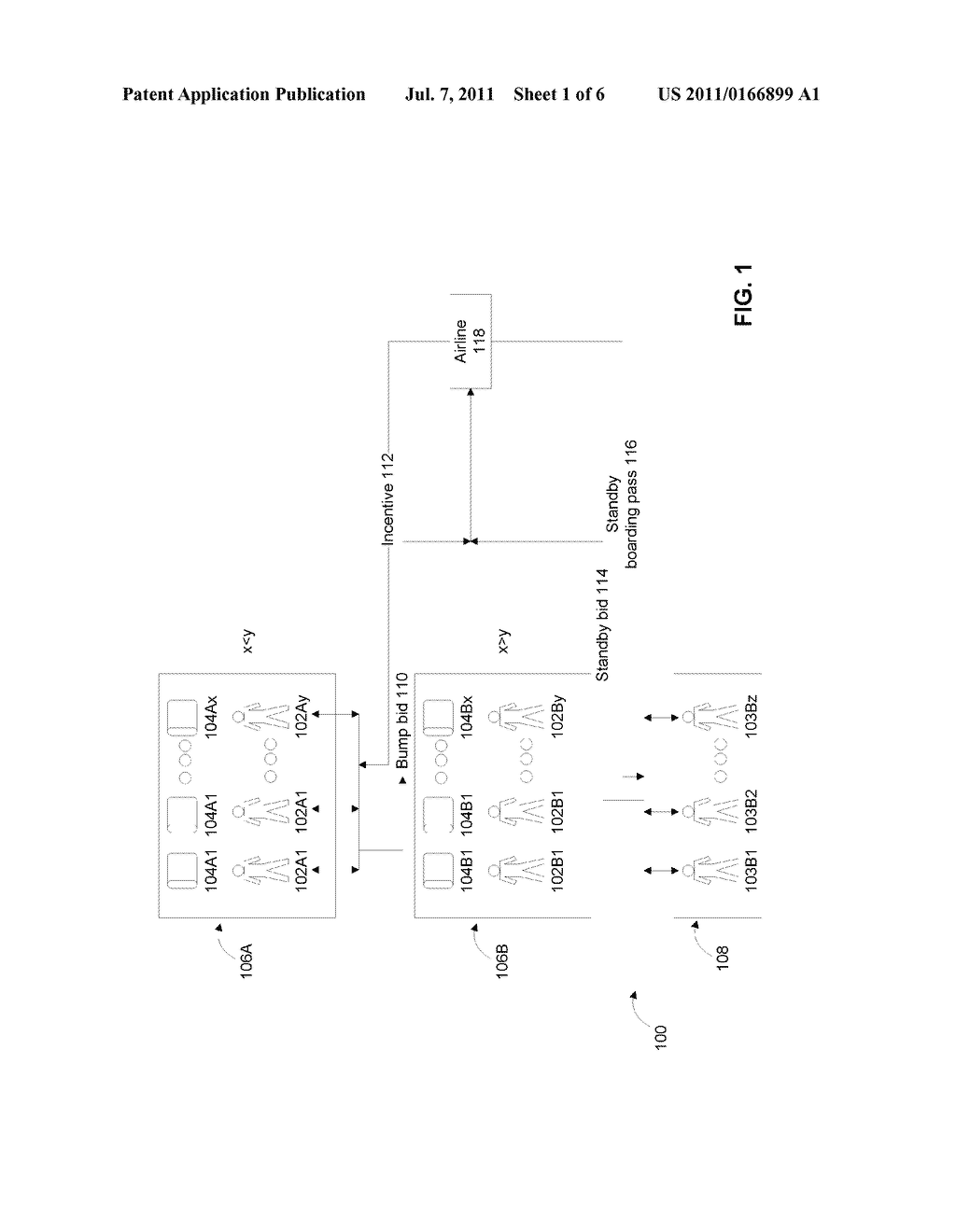 SYSTEM AND METHOD FOR BOARDING PASSENGERS BASED ON BIDS - diagram, schematic, and image 02