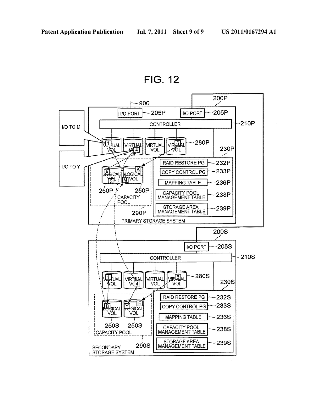 STORAGE SYSTEM FOR RESTORING DATA STORED IN FAILED STORAGE DEVICE - diagram, schematic, and image 10