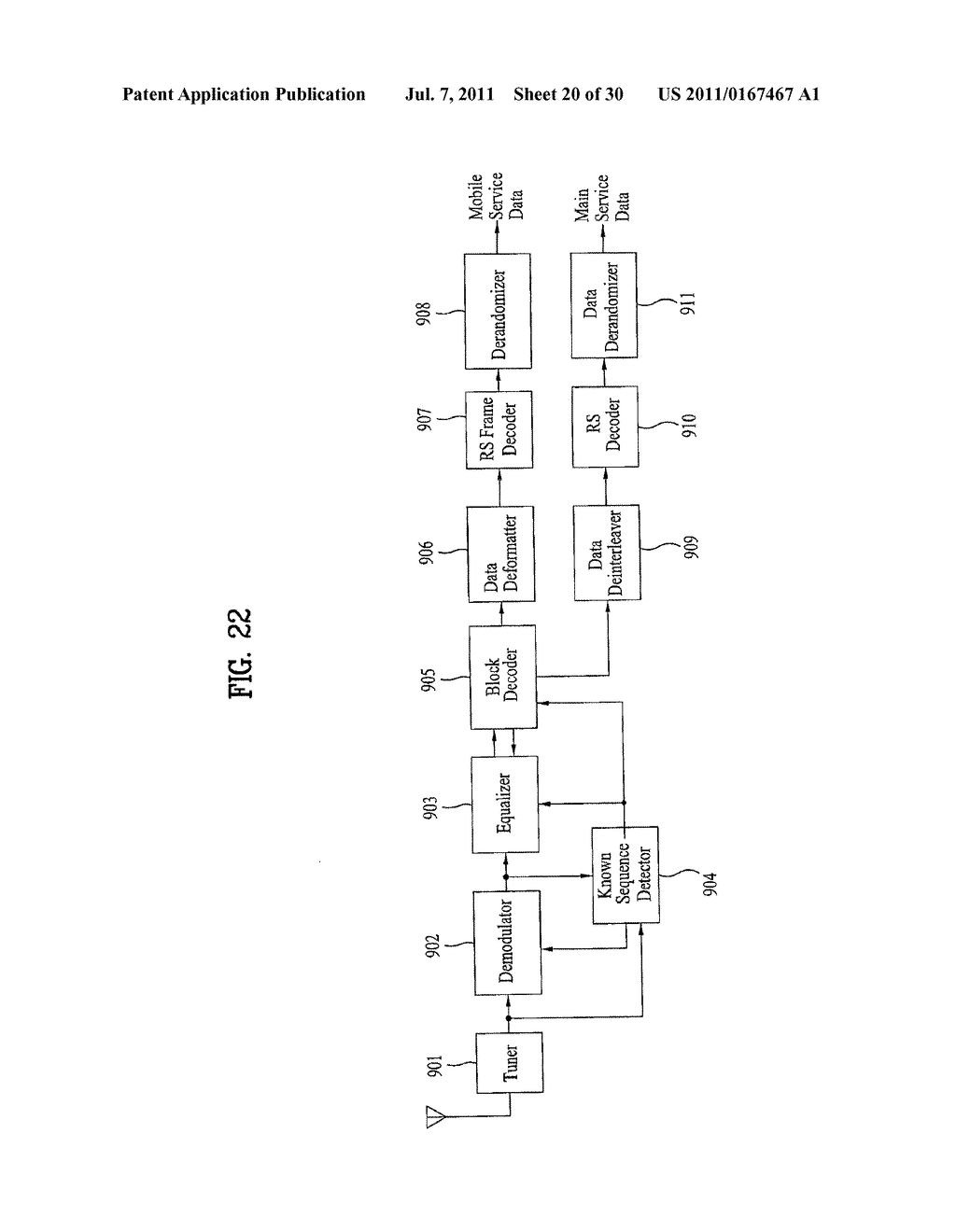 DIGITAL BROADCASTING SYSTEM AND DATA PROCESSING METHOD - diagram, schematic, and image 21