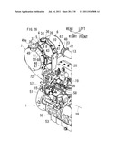 ENGINE WITH EXHAUST GAS TREATMENT APPARATUS diagram and image