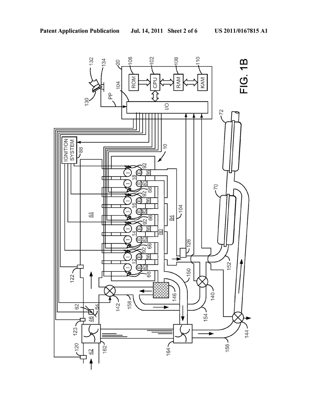 METHOD AND SYSTEM FOR TURBOCHARGING AN ENGINE - diagram, schematic, and image 03