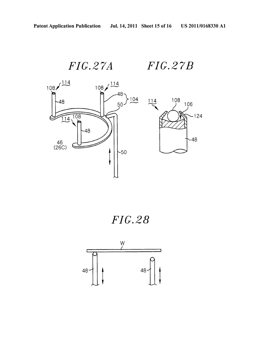 SUPPORT STRUCTURE, LOAD LOCK APPARATUS, PROCESSING APPARATUS AND TRANSFER     MECHANISM - diagram, schematic, and image 16