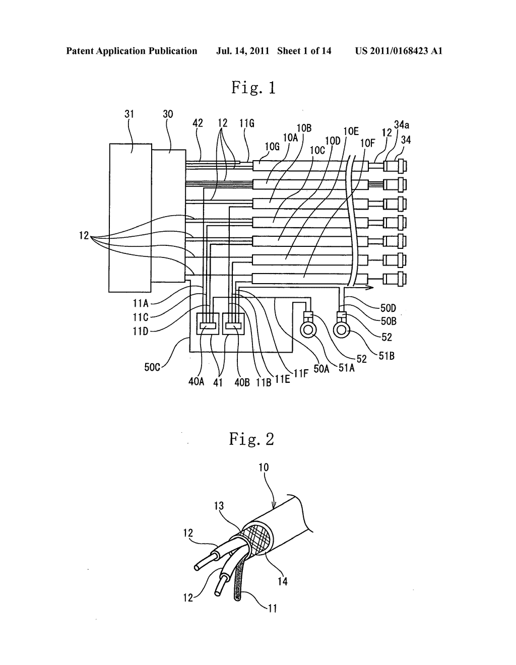 Shielded wire-grounding construction - diagram, schematic, and image 02