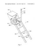 Tailgate ladder for motor vehicles diagram and image