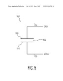 CAPACITANCE UNDER A FRINGE CAPACITOR OF A RADIO FRQUENCY INTEGRATED     CIRCUIT diagram and image