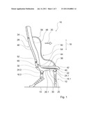 AIR PASSENGER SEAT WITH A FASTENING DEVICE FOR FASTENING A CHILD SEAT diagram and image