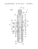 DEVICE AND METHOD FOR CONTROLLING A PRESTRESSING JACK WHEN TENSIONING A     TENDON diagram and image