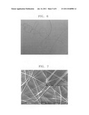 Nanofiber composite, method of manufacturing the same, and field effect     transistor including the same diagram and image