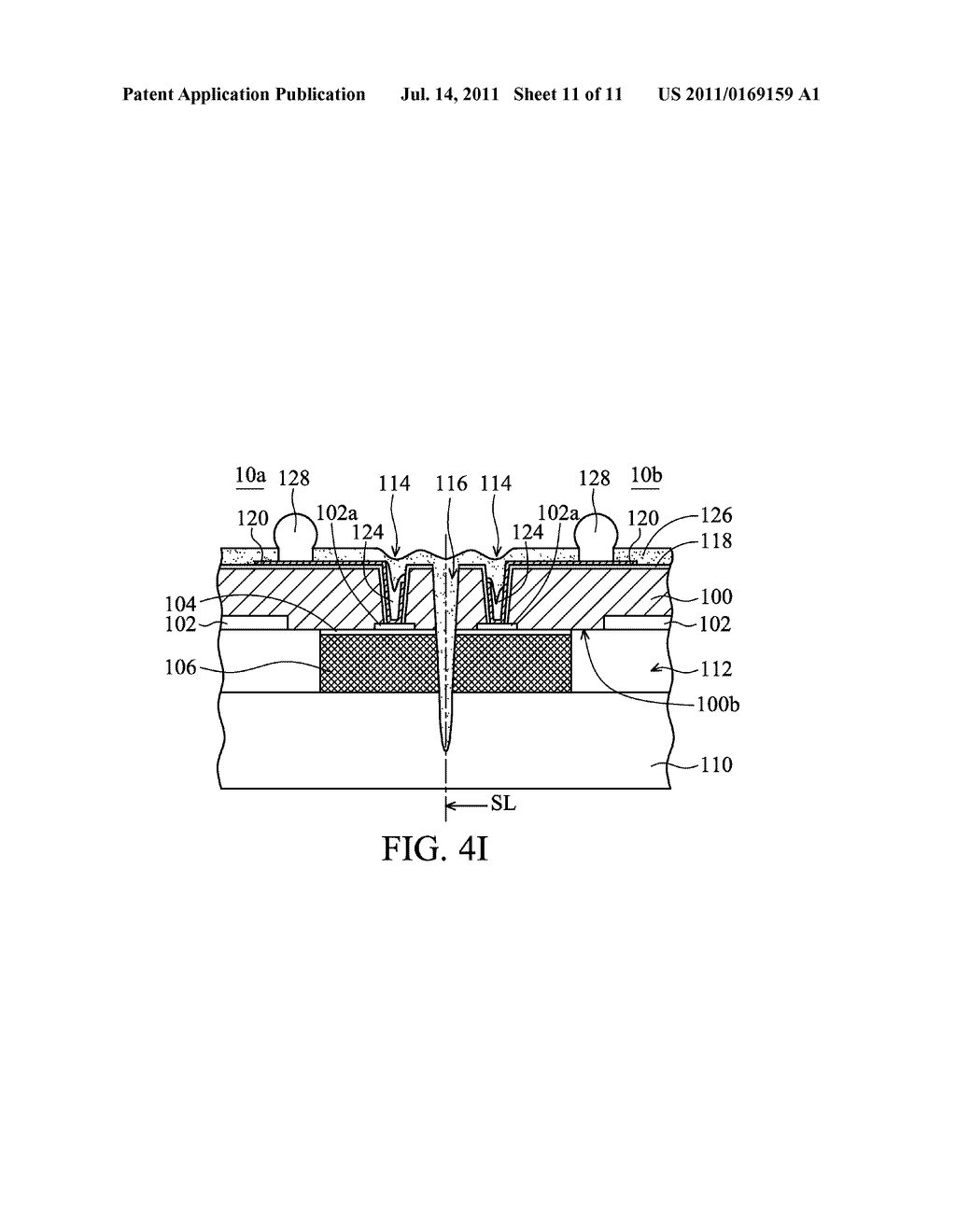 CHIP PACKAGE AND FABRICATION METHOD THEREOF - diagram, schematic, and image 12