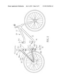 FOLDING APPARATUS FOR A BICYCLE FRAME diagram and image