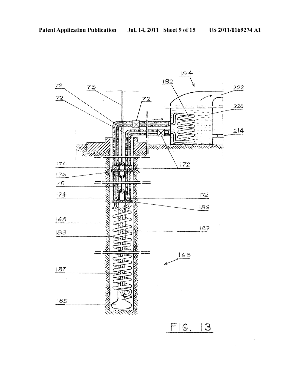 SELF CONTAINED IN-GROUND GEOTHERMAL GENERATOR - diagram, schematic, and image 10