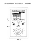 USER INTERFACE FOR CONTROLLING A BATHROOM PLUMBING FIXTURE diagram and image