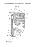 Cutter mechanism and printer with a cutter diagram and image