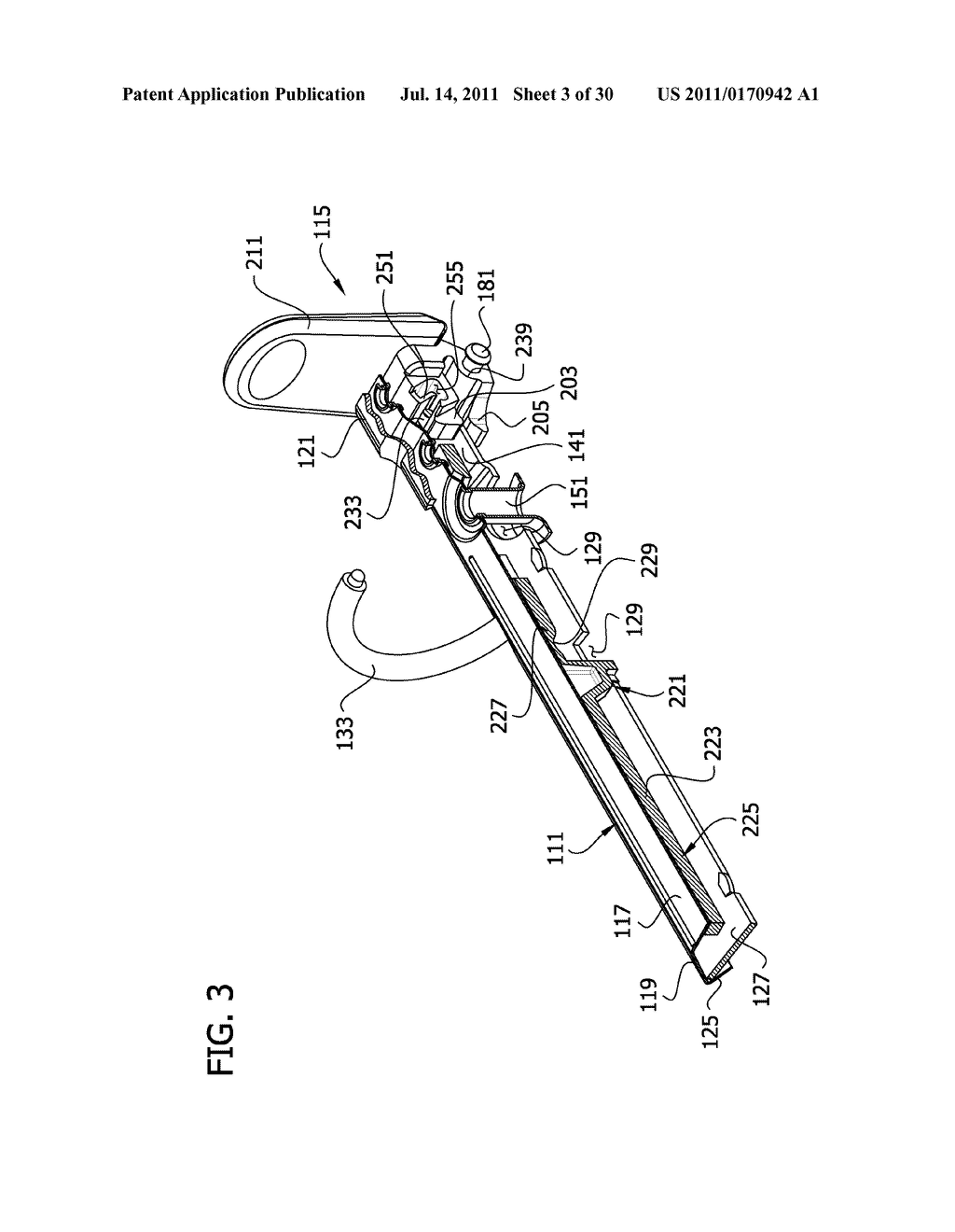 RING BINDER MECHANISM HAVING DUAL TIME BUFFER ACTUATOR - diagram, schematic, and image 04