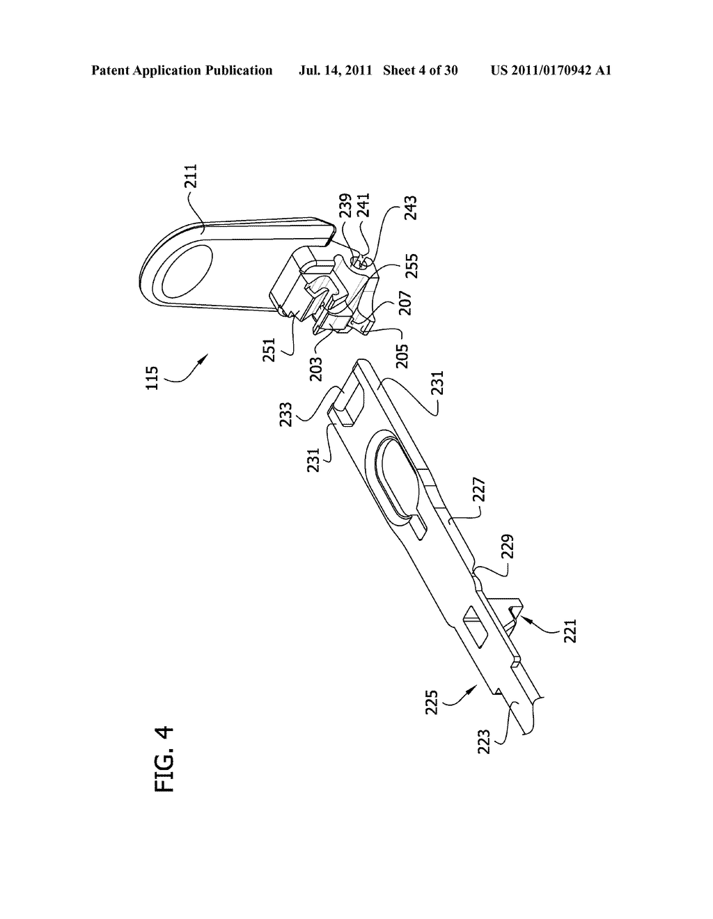 RING BINDER MECHANISM HAVING DUAL TIME BUFFER ACTUATOR - diagram, schematic, and image 05