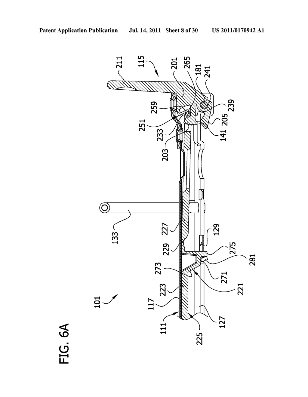 RING BINDER MECHANISM HAVING DUAL TIME BUFFER ACTUATOR - diagram, schematic, and image 09