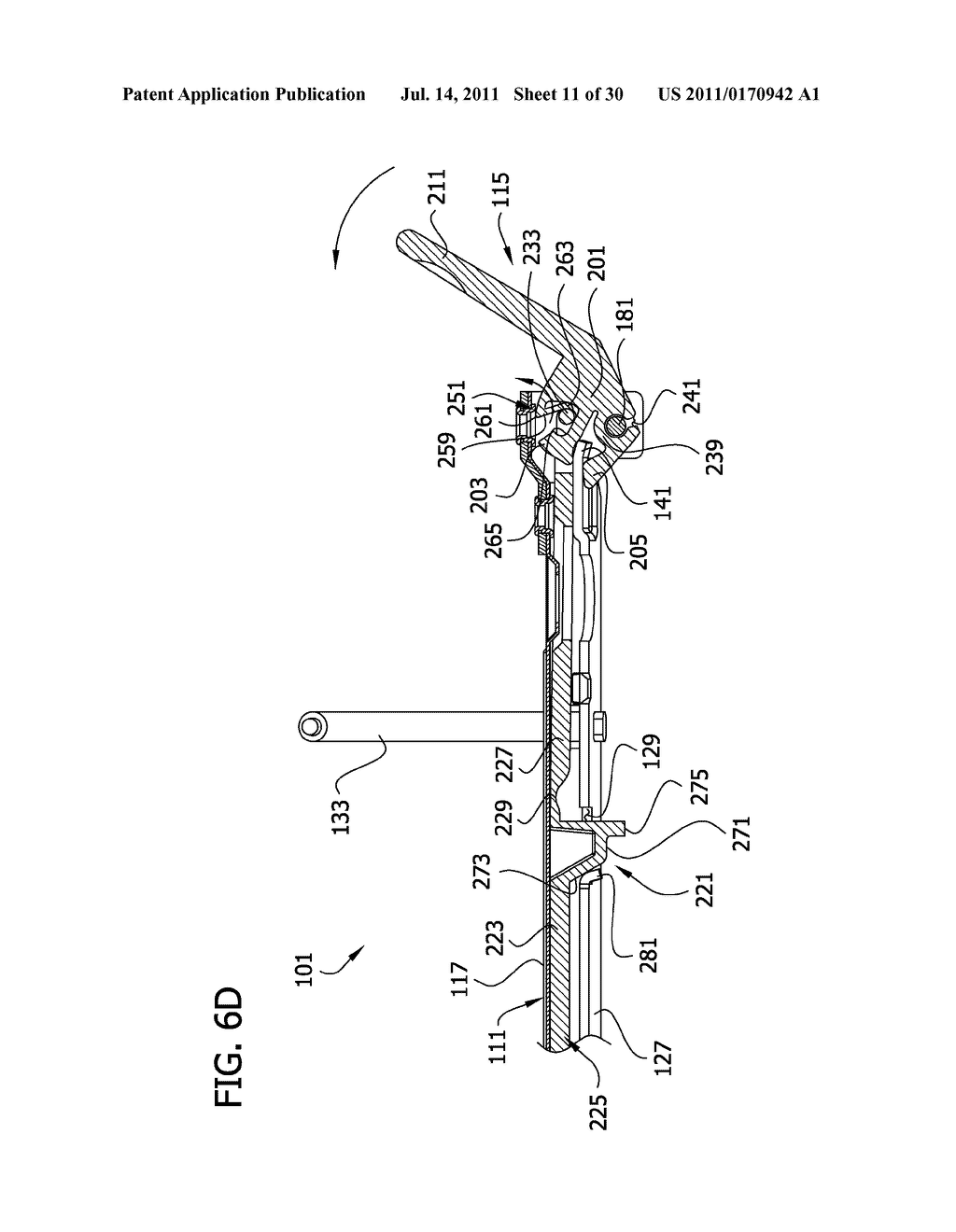 RING BINDER MECHANISM HAVING DUAL TIME BUFFER ACTUATOR - diagram, schematic, and image 12