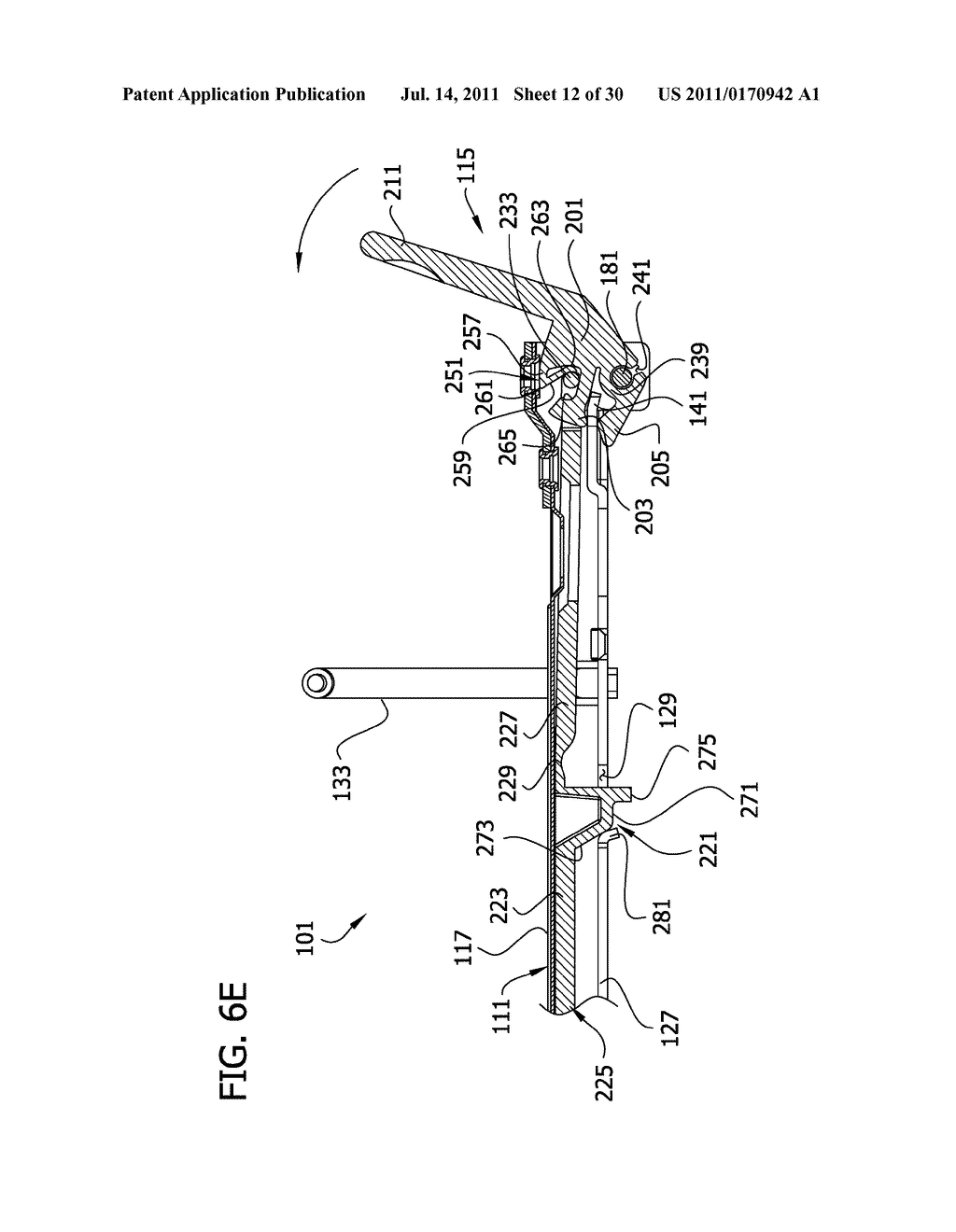 RING BINDER MECHANISM HAVING DUAL TIME BUFFER ACTUATOR - diagram, schematic, and image 13