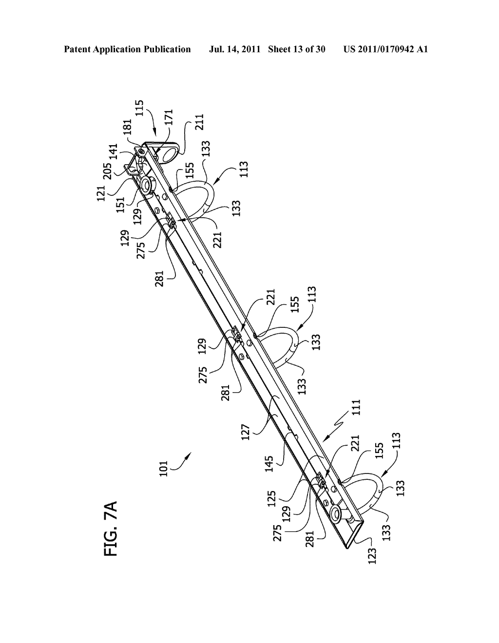 RING BINDER MECHANISM HAVING DUAL TIME BUFFER ACTUATOR - diagram, schematic, and image 14