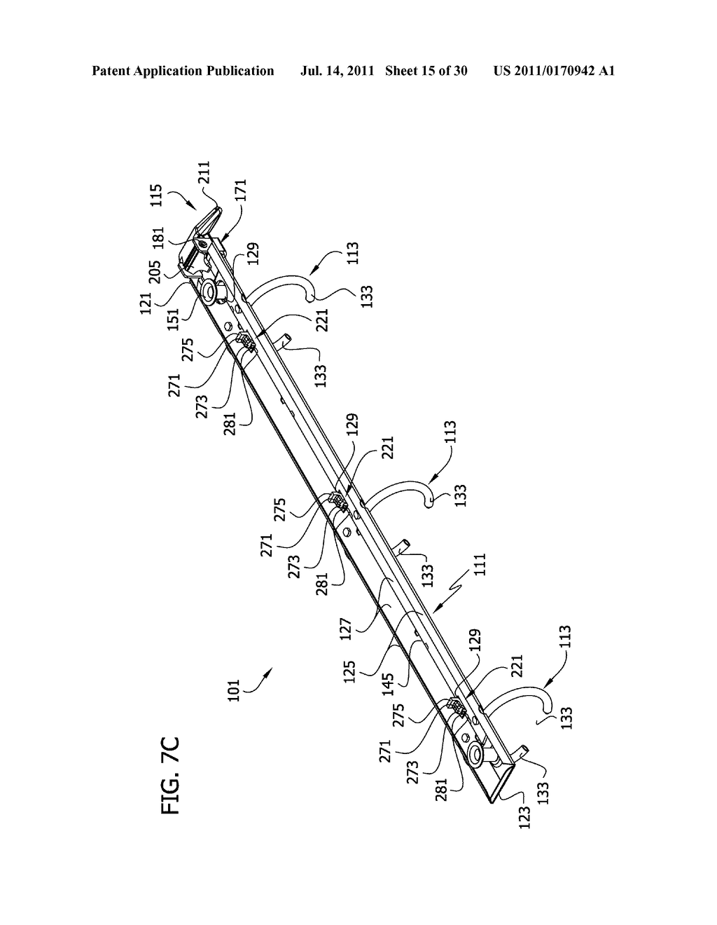 RING BINDER MECHANISM HAVING DUAL TIME BUFFER ACTUATOR - diagram, schematic, and image 16