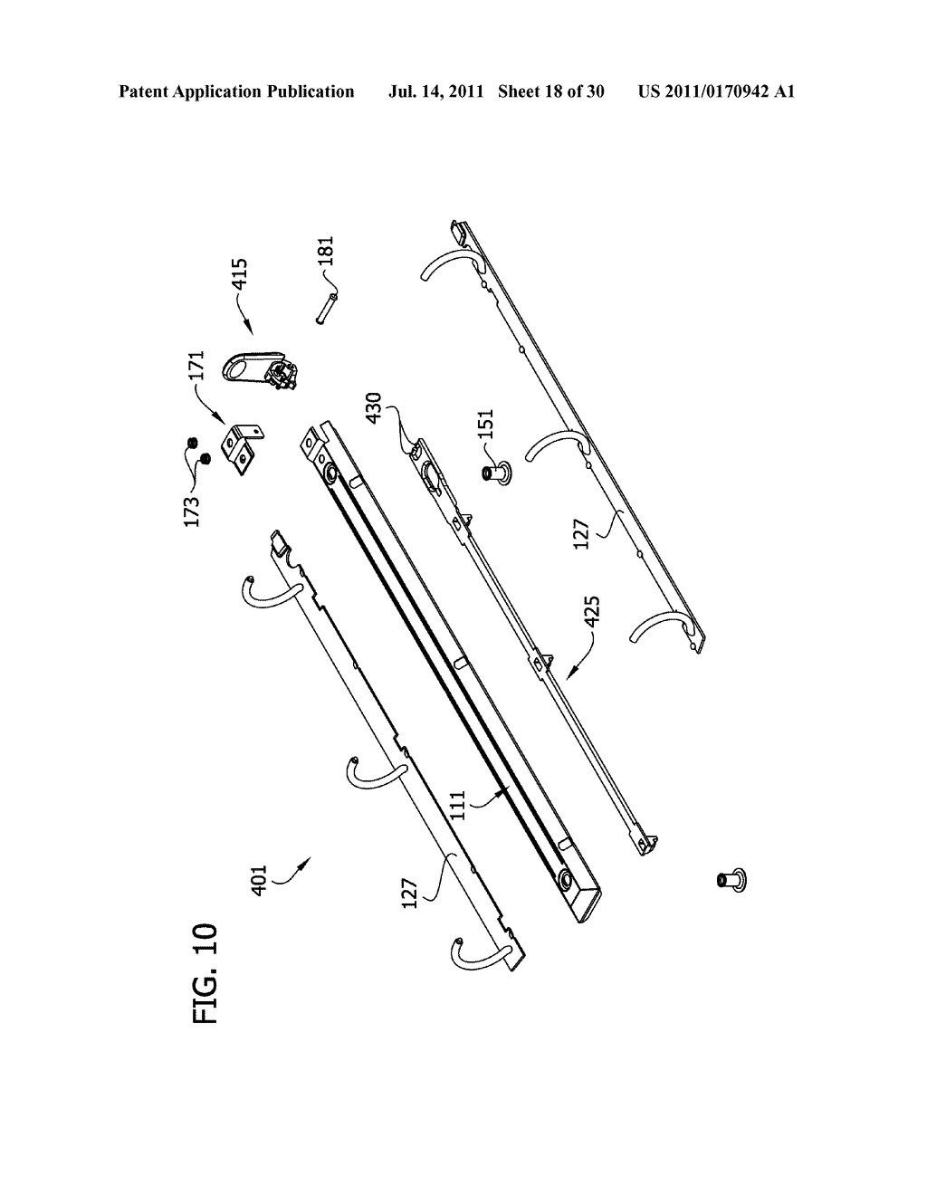 RING BINDER MECHANISM HAVING DUAL TIME BUFFER ACTUATOR - diagram, schematic, and image 19