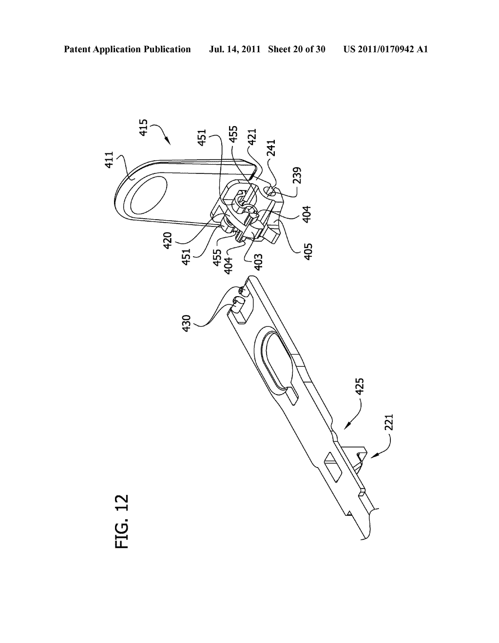RING BINDER MECHANISM HAVING DUAL TIME BUFFER ACTUATOR - diagram, schematic, and image 21