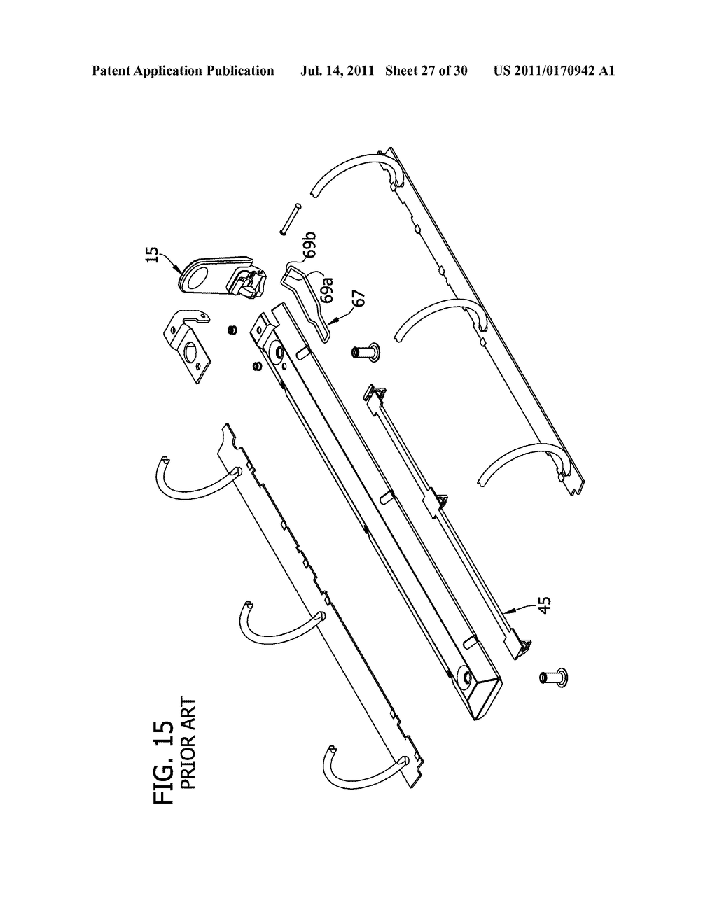 RING BINDER MECHANISM HAVING DUAL TIME BUFFER ACTUATOR - diagram, schematic, and image 28