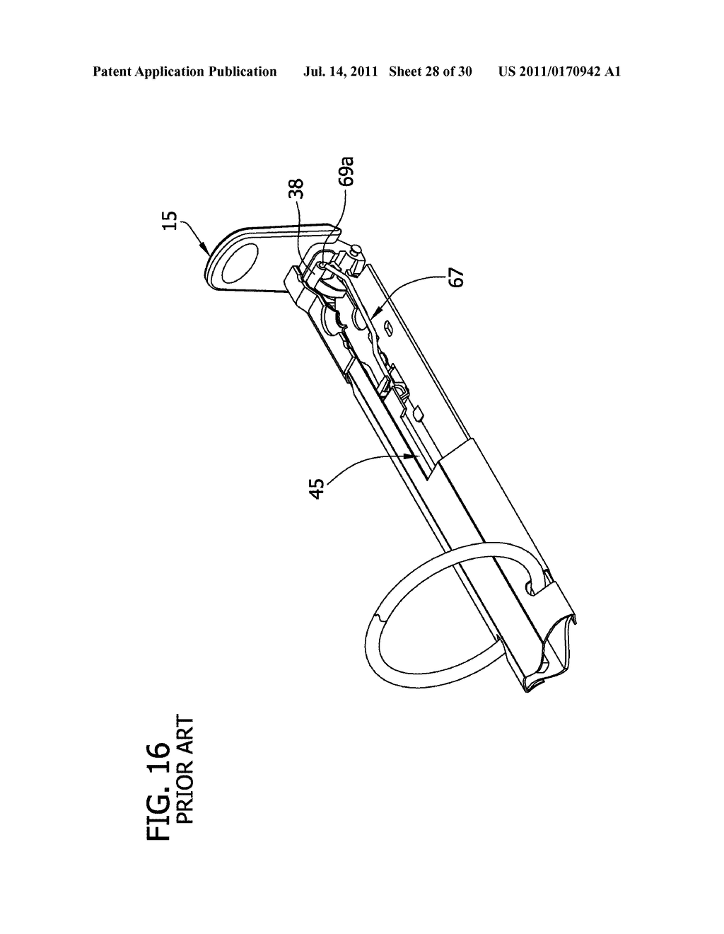 RING BINDER MECHANISM HAVING DUAL TIME BUFFER ACTUATOR - diagram, schematic, and image 29