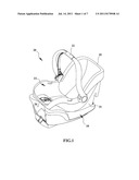 QUICK RELEASE LOCKING MECHANISM FOR SECURING AN INFANT CARRIER TO A BASE diagram and image