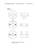 POLYTETRAFLUOROETHYLENE RESINS THAT CAN BE PROCESSED BY SHAPING, SHAPED     PRODUCTS THEREOF, AND PROCESSES FOR PRODUCING THE RESINS AND SHAPED     PRODUCTS diagram and image