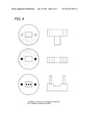 POLYTETRAFLUOROETHYLENE RESINS THAT CAN BE PROCESSED BY SHAPING, SHAPED     PRODUCTS THEREOF, AND PROCESSES FOR PRODUCING THE RESINS AND SHAPED     PRODUCTS diagram and image