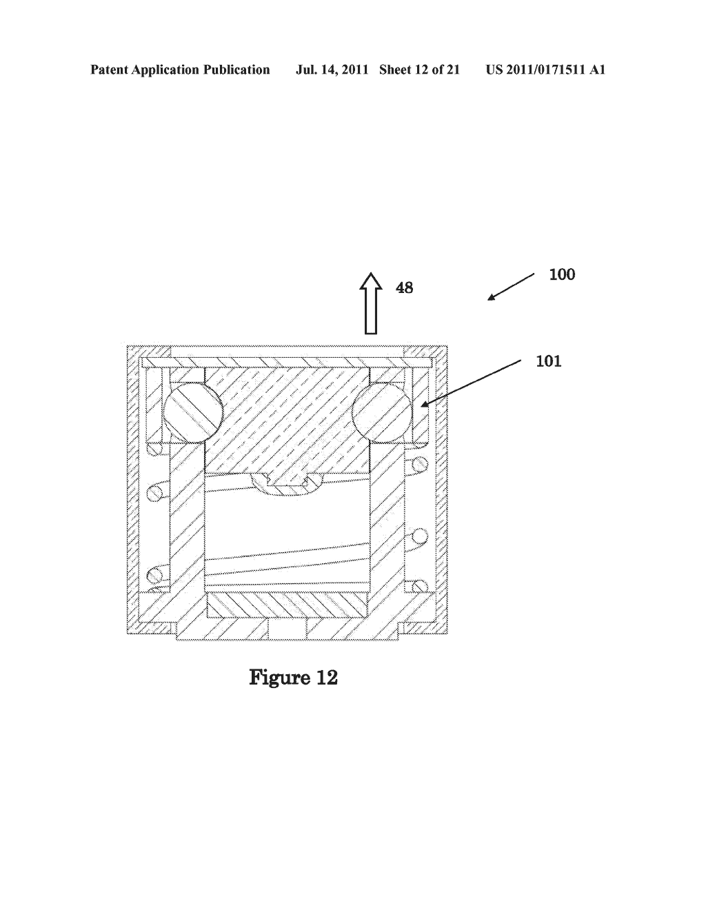 Compact and Low-Volume Mechanical Igniter and Ignition Systems For Thermal     Batteries and the Like - diagram, schematic, and image 13