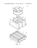 AIR-COOLED FUEL CELL STRUCTURE WITH AIR-GUIDING ELEMENT diagram and image