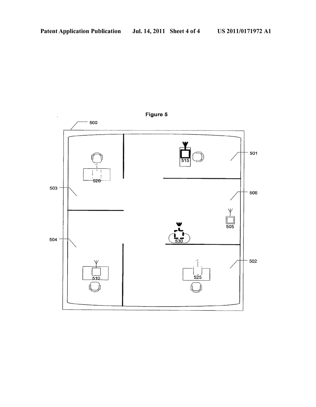 METHOD OF DETERMINING OPTIMAL CELL CONFIGURATION BASED UPON DETERMINED     DEVICE LOCATION - diagram, schematic, and image 05