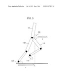 WALKING ROBOT AND METHOD OF CONTROLLING BALANCE THEREOF diagram and image