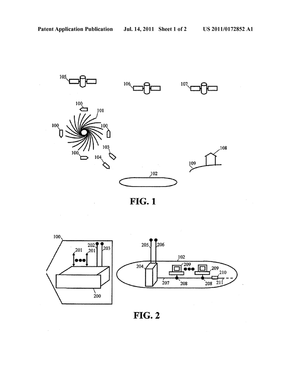 SUPERVISORY CONTROL AND DATA ACQUISITION SYSTEM FOR ENERGY EXTRACTING     VESSEL NAVIGATION - diagram, schematic, and image 02