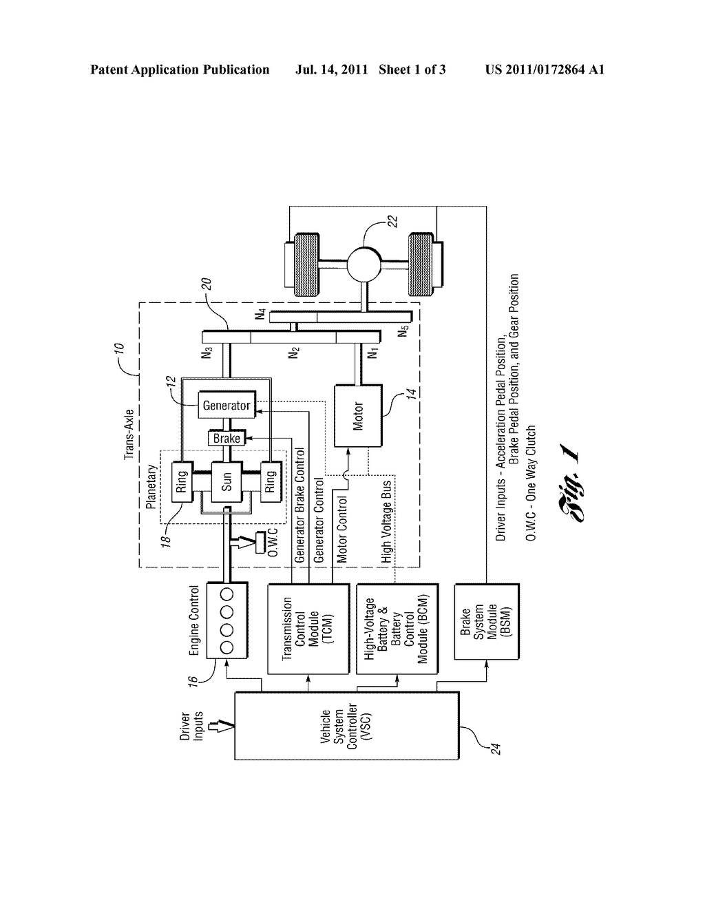 Adaptive Real-Time Driver Advisory Control for a Hybrid Electric Vehicle     to Achieve Fuel Economy Improvement - diagram, schematic, and image 02