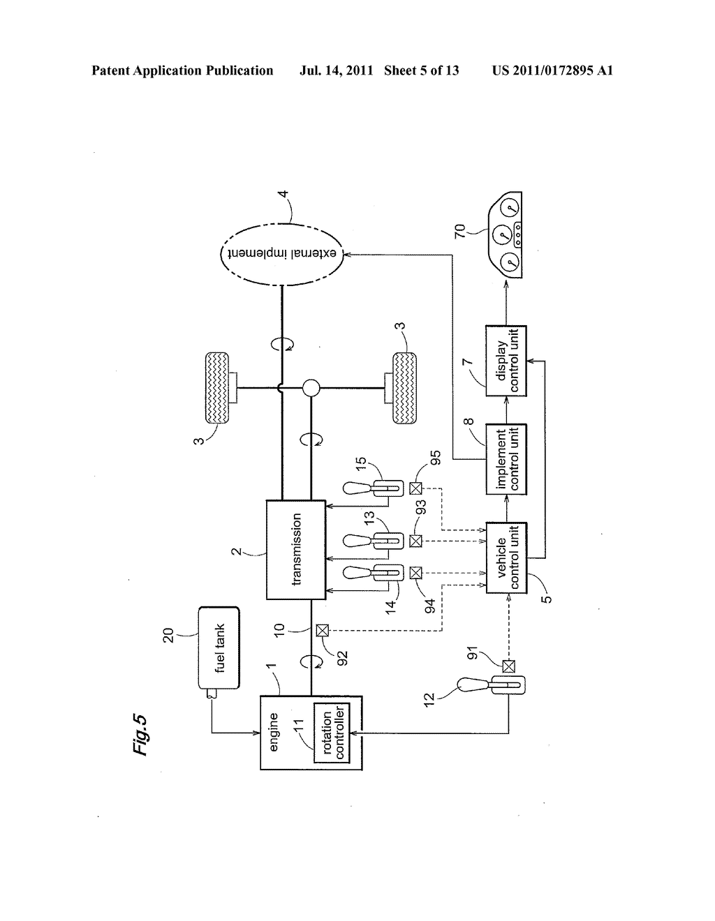 Condition Evaluation System for Engine-Driven Traveling Vehicle - diagram, schematic, and image 06