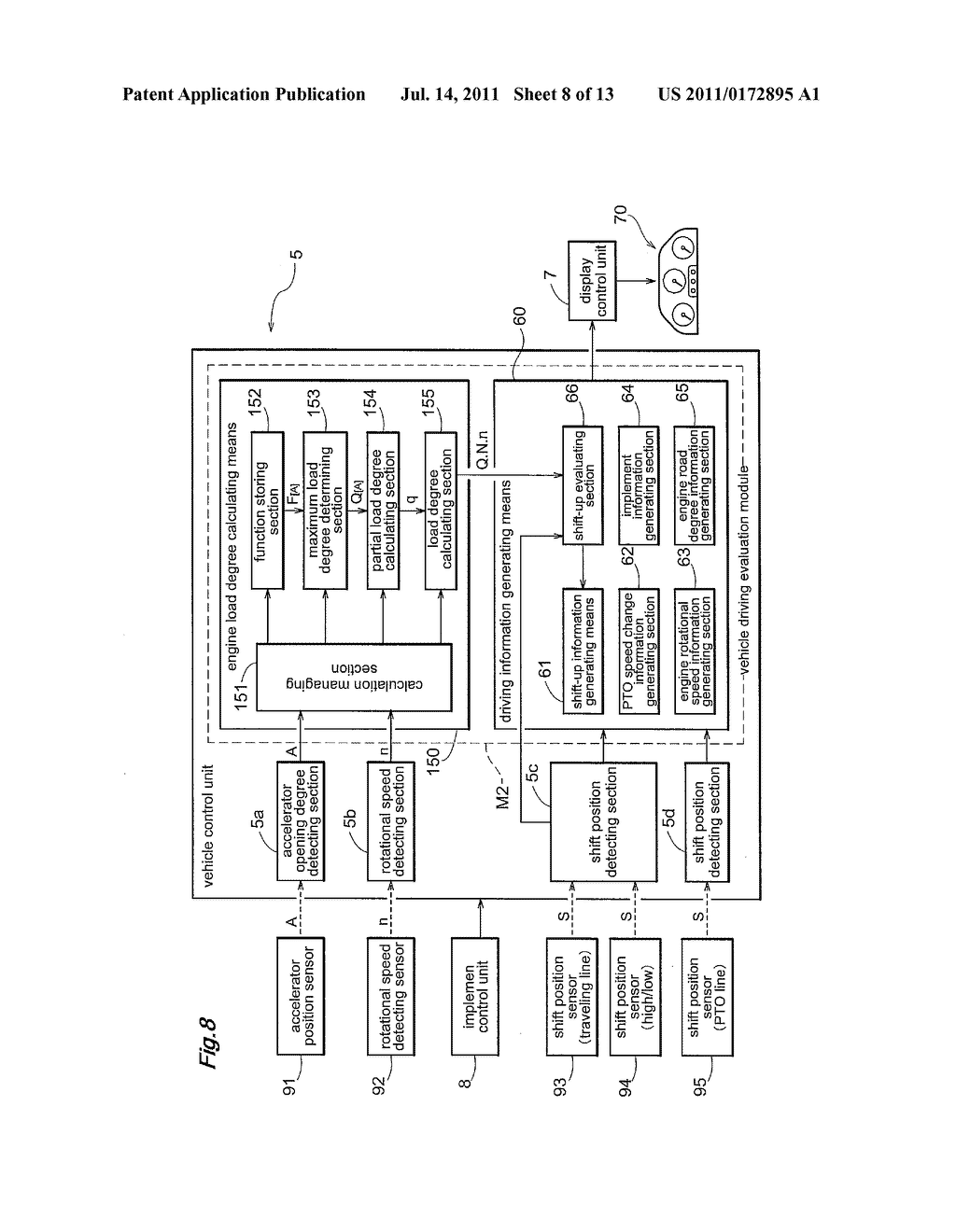 Condition Evaluation System for Engine-Driven Traveling Vehicle - diagram, schematic, and image 09
