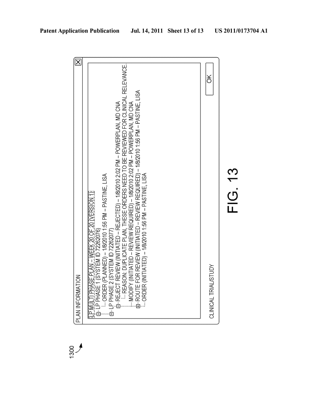 EFFECTUATING CLINICAL ORDERS UPON RECEIPT OF AUTHORIZATION FROM TWO     PRIVILEGED CLINICIANS - diagram, schematic, and image 14